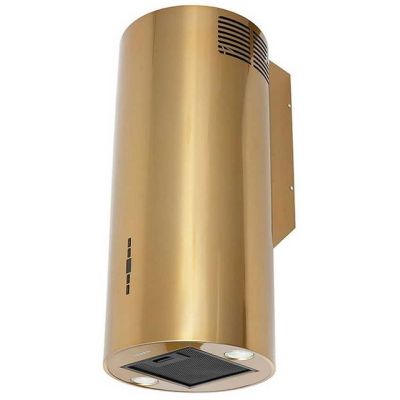 Wall-Mounted Tube Hood MAAN Elba2 W 731 Gold High Gloss