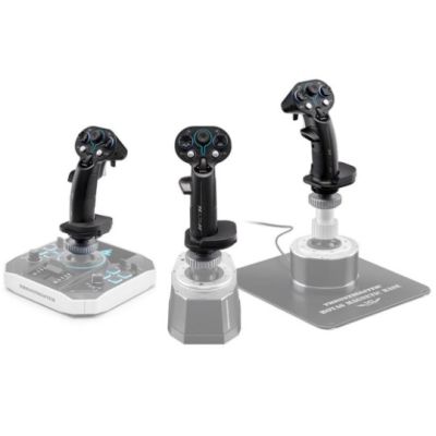 4. Thrustmaster Sol-R 3 AVA Add-On Grip Black USB Control Stick Analog/Digital PC