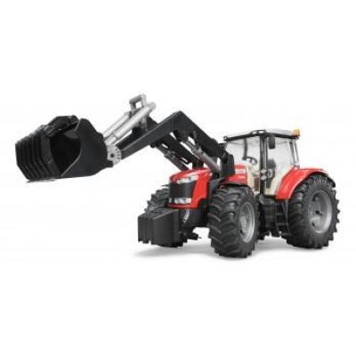 2. BRUDER Massey Ferguson 7624 with frontloader
