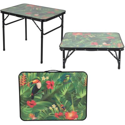 18. CAMPING TABLE 75x55x25-59CM FLOWER ENERO CAMP
