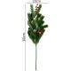 11. DECORATIVE PINE BRANCH WITH ROWNBERRY AND CONES 60CM