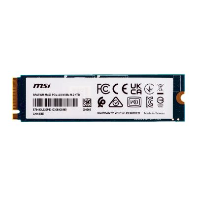 2. MSI SPATIUM M450 PCIe 4.0 NVMe M.2 1TB V1 SSD