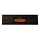 6. GRANERO TV cabinet + fireplace 200x56.7x35 black/black combination