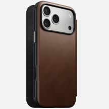 Nomad Modern Leather Folio Cell Phone Case 17.5 cm (6.9") Brown