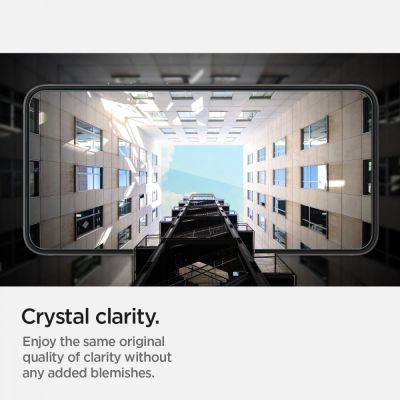 9. Spigen Glas.tR EZ Fit Tempered Glass for Samsung Galaxy S22 - 2 pcs.