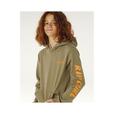 5. RIP CURL Eternal Shred Art Hood-Boy Green