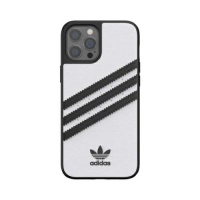 2. Adidas OR Moulded Case PU for iPhone 12 Pro Max - White/Black