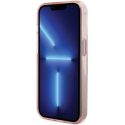 5. Karl Lagerfeld KLHMP15LHMRSCHP iPhone 15 Pro 6.1" pink/pink hardcase Ring Stand Choupette Head MagSafe