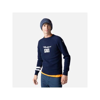 3. Rossignol Signature Rossignol Knit Navy Blue Sweater