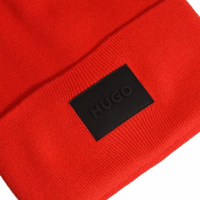 3. Hugo Boss Xevon Beanie Red - 50551508-693