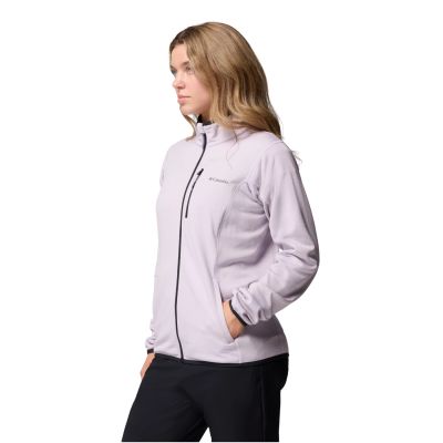 2. Columbia Essential Hike Grid Full Zip Fleece 2136233551 Purple L