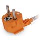 4. Entac ESECG1.5-10-O splitter 10 m 1 x network socket Indoor Orange