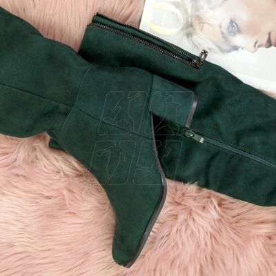 7. Sergio Leone W SK184D insulated high-heeled boots, green