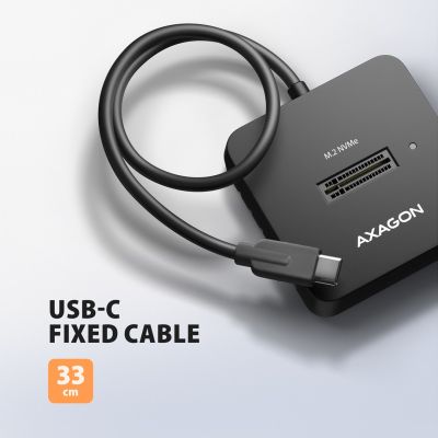 7. Axagon ADSA-M2C11L Hard Drive Docking Station USB 3.2 Gen 2 (3.1 Gen 2) Type-C Black