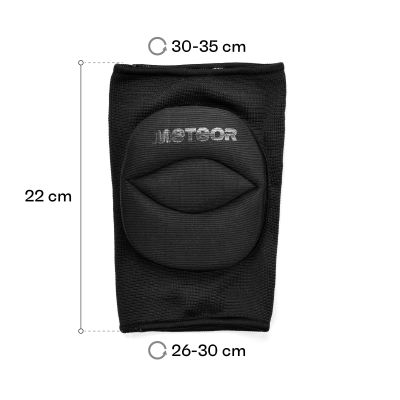 24. Meteor M volleyball knee pads black