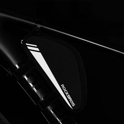 9. Rockbros B55-BK bicycle bag for frame 0.7 l - black