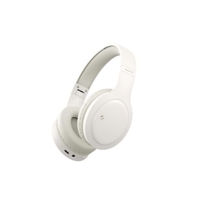 4. Havit H633BT Wireless On-Ear Headphones (Beige)