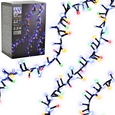 10. CHRISTMAS TREE LIGHTS 710 LED LIGHT CHAIN MULTICOLOR/WHITE