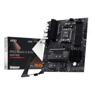 4. MSI Pro B840-S EVO WIFI6E AMD B840 Socket AM5 ATX