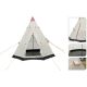 15. TEEPEE TENT 250X250X240CM BEIGE REDCLIFFS