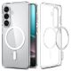 2. Spigen Ultra Hybrid Mag MagSafe Case for Samsung Galaxy S26+ - Clear and White