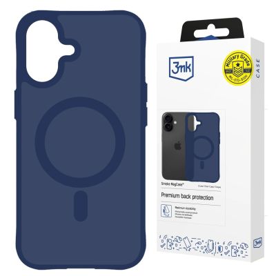 16. 3mk Smoke MagCase for iPhone 17 - Blue-Translucent