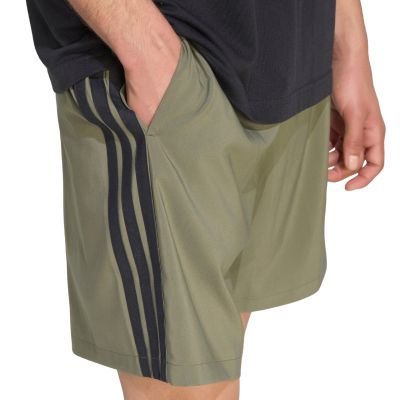 4. Men's adidas Essentials 3-Stripes Chelsea Lite Woven Shorts Olive KY4154