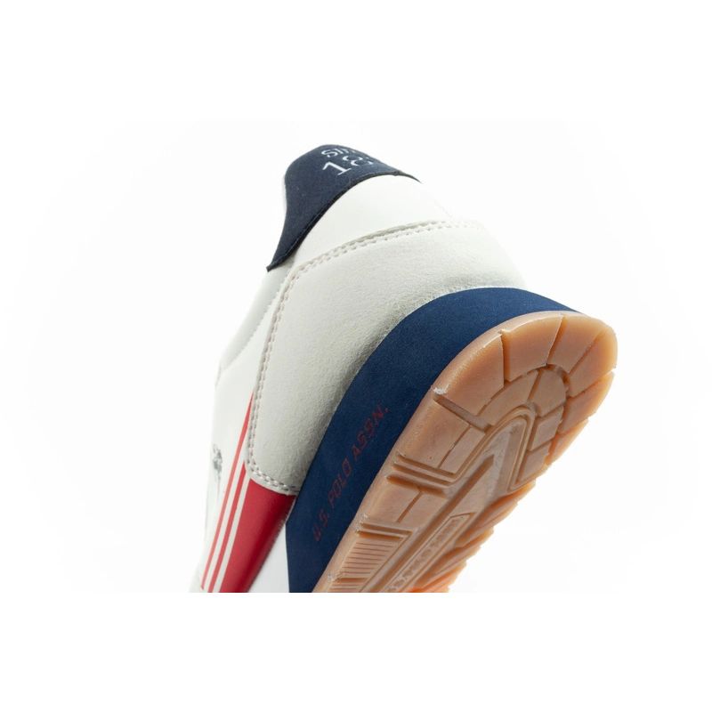 7. US Polo Assn sports shoes sneakers men's fashionable comfortable white