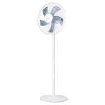 50W Floor Fan, Diameter 40 cm, 3 Speeds, Oscillation, White