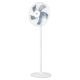50W Floor Fan, Diameter 40 cm, 3 Speeds, Oscillation, White