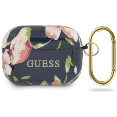 Guess GUACAPTPUBKFL03 AirPods Pro cover blue/blue N.3 Flower Collection