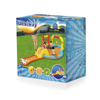 23. Bestway 53068 Inflatable Playground 435x213x117cm