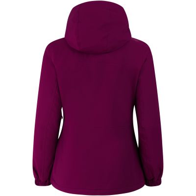Women’s Hooded Zip-Up Ski/Snowboard Jacket PROTEST PRTBEVERLY, Purple