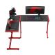 8. Huzaro Hero 6.0 Red Gaming Desk