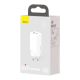 5. Baseus GaN2 Lite fast charger 65W USB / USB Type C Quick Charge 3.0 Power Delivery (gallium nitride) white (CCGAN2L-B02)