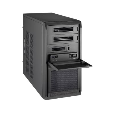 2. Chieftec LT-01B-350GPB Mini Tower Computer Security & Mounts Black 250W