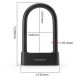 5. Rockbros 32210818001 SMART Bicycle Lock with Fingerprint Reader and Bluetooth Connectivity - Black