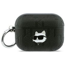 Karl Lagerfeld Monogram Choupette Head Case for AirPods Pro 3 - Black