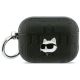 Karl Lagerfeld Monogram Choupette Head Case for AirPods Pro 3 - Black