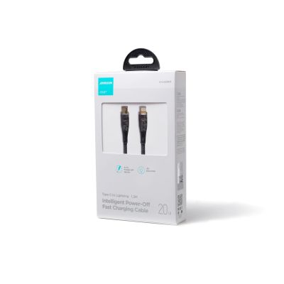 5. Joyroom Star-Cloud Series A3 USB-C / Lightning Cable 20W 1.2m with Smart Switch - Black