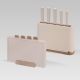 4. Set of knives + boards MR-1412-BEIGE MAESTRO