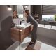 3. Hansgrohe Vivenis single-lever washbasin mixer 110 with lift-up stopper, matt black