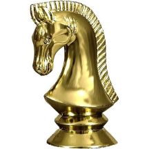 Plastic chess figure - horse head - F2260/G F164/G