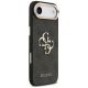 4. Guess 4G Big 4G Classic Logo Case for iPhone Air - Black and Gold