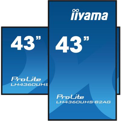 5. Iiyama 43 LH4360UHS-B2AG HDMI USB monitor - 107.9 cm - 42.5"