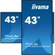 5. Iiyama 43 LH4360UHS-B2AG HDMI USB monitor - 107.9 cm - 42.5"