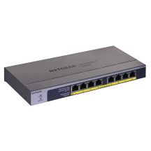 Switch Netgear GS108PP-100EUS 8p PoE 123W (PoE+: 8p) Unmanaged Gigabit