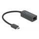 DeLOCK Adapter USB Type-C male to 2.5 Gigabit LAN compact
