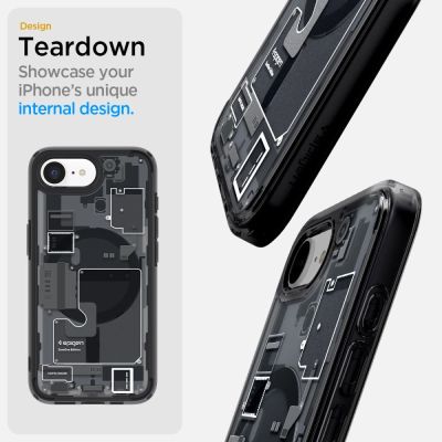 11. Spigen Ultra Hybrid MagSafe Case for iPhone 16e / 17e Zero One - Black