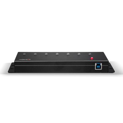 4. Lindy 7-Port Industrial USB3.0 Hub - Hub - 7 x SuperSpeed USB3.0 - Desk